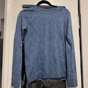 lululemon athletica Blue Long Sleeve Tee